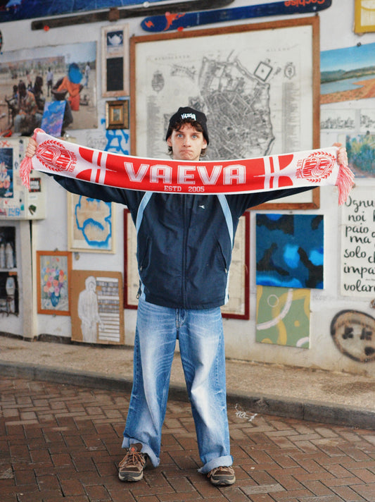 Sciarpa ufficiale VAEVA "Forza VAEVA" – vista frontale
