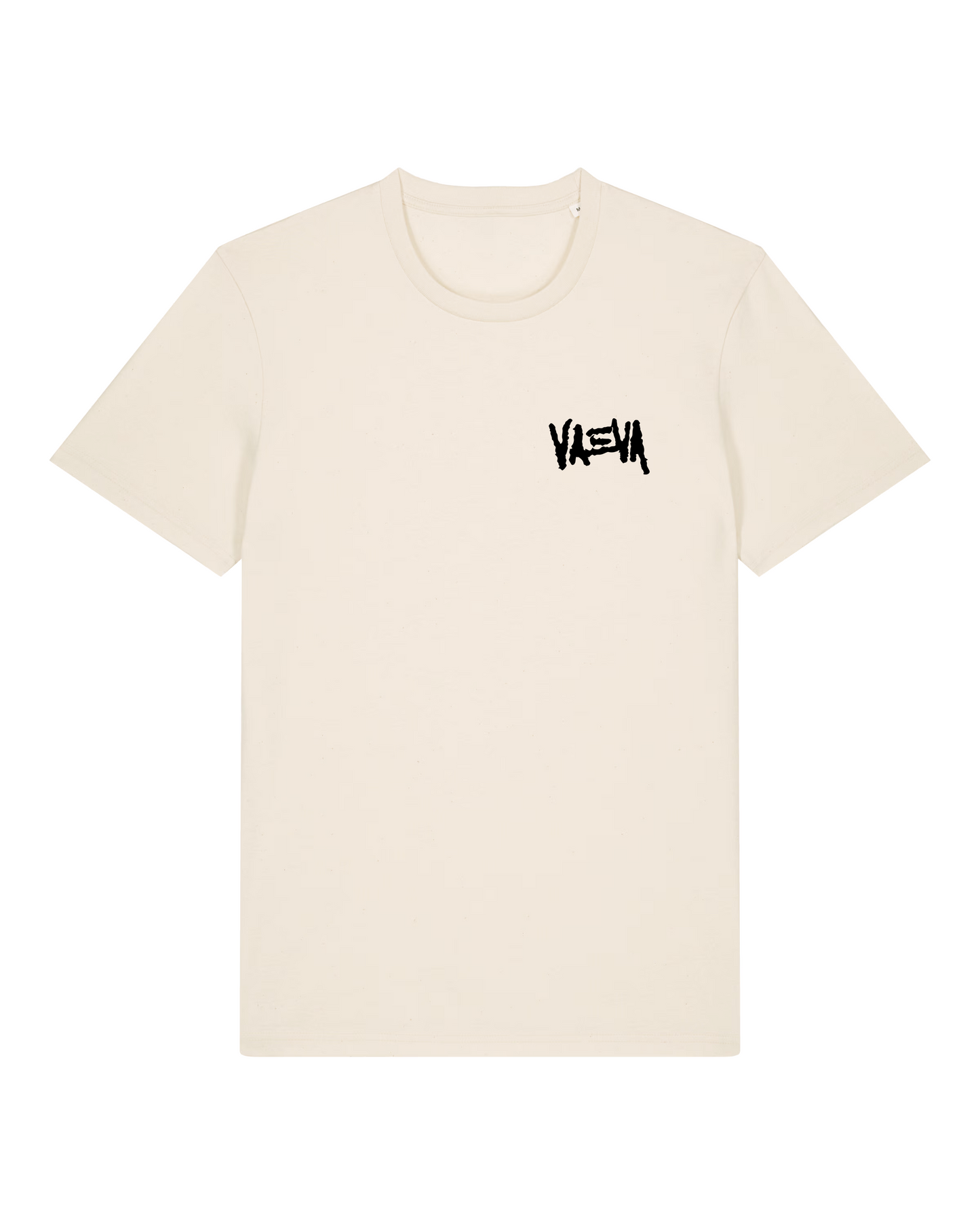 T-shirt ufficiale VAEVA "(non) mi piace questa maglia" – fronte su sfondo neutro
